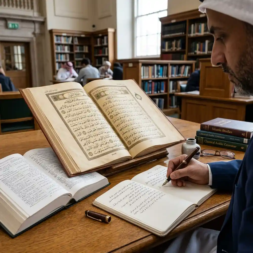 Arabic calligraphy and study materials